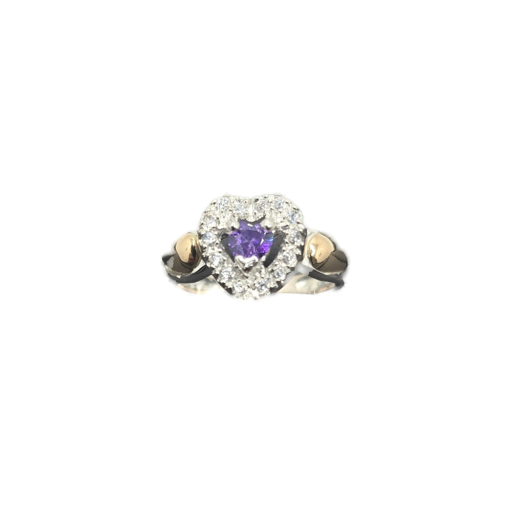 Romantic silver ring