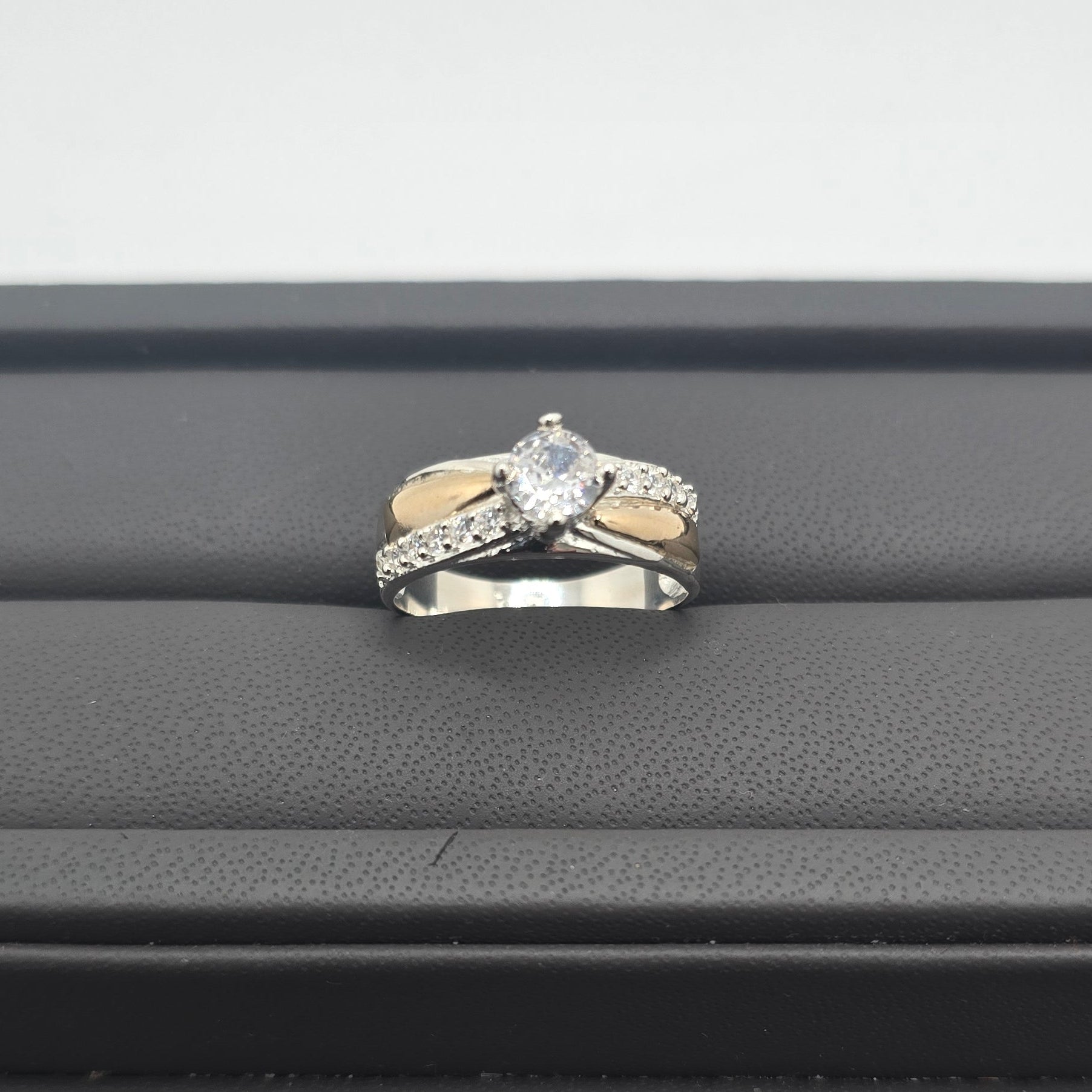 Two-Tone Silver Ring
