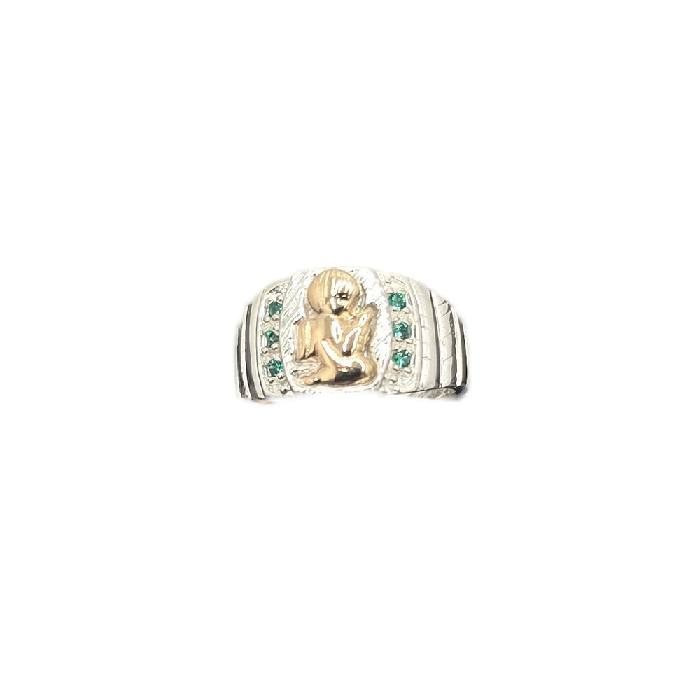 Silver Angel Ring