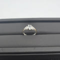 Anillo de promesa de dos tonos