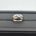 Anillo de plata de amor