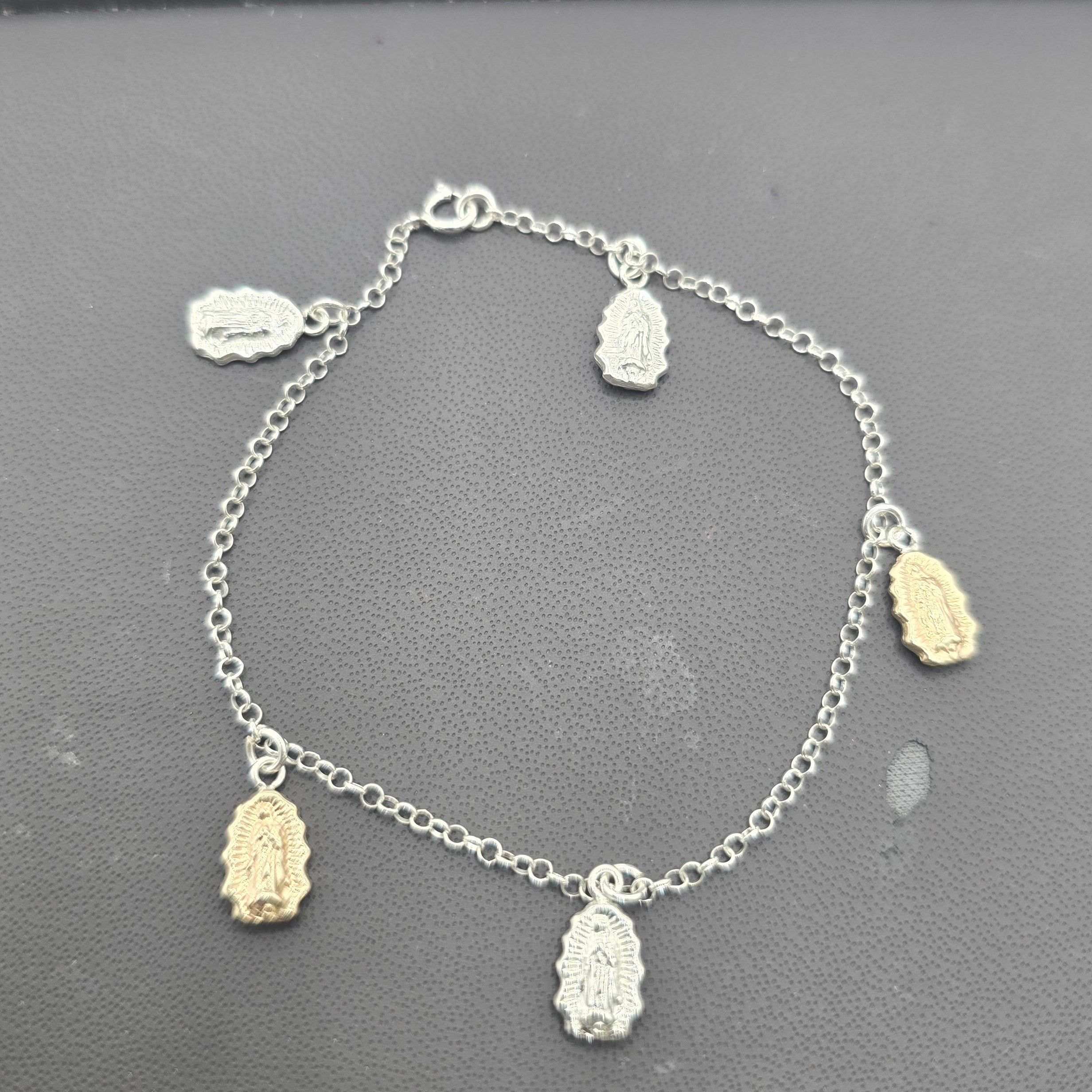 Silver virgin bracelet