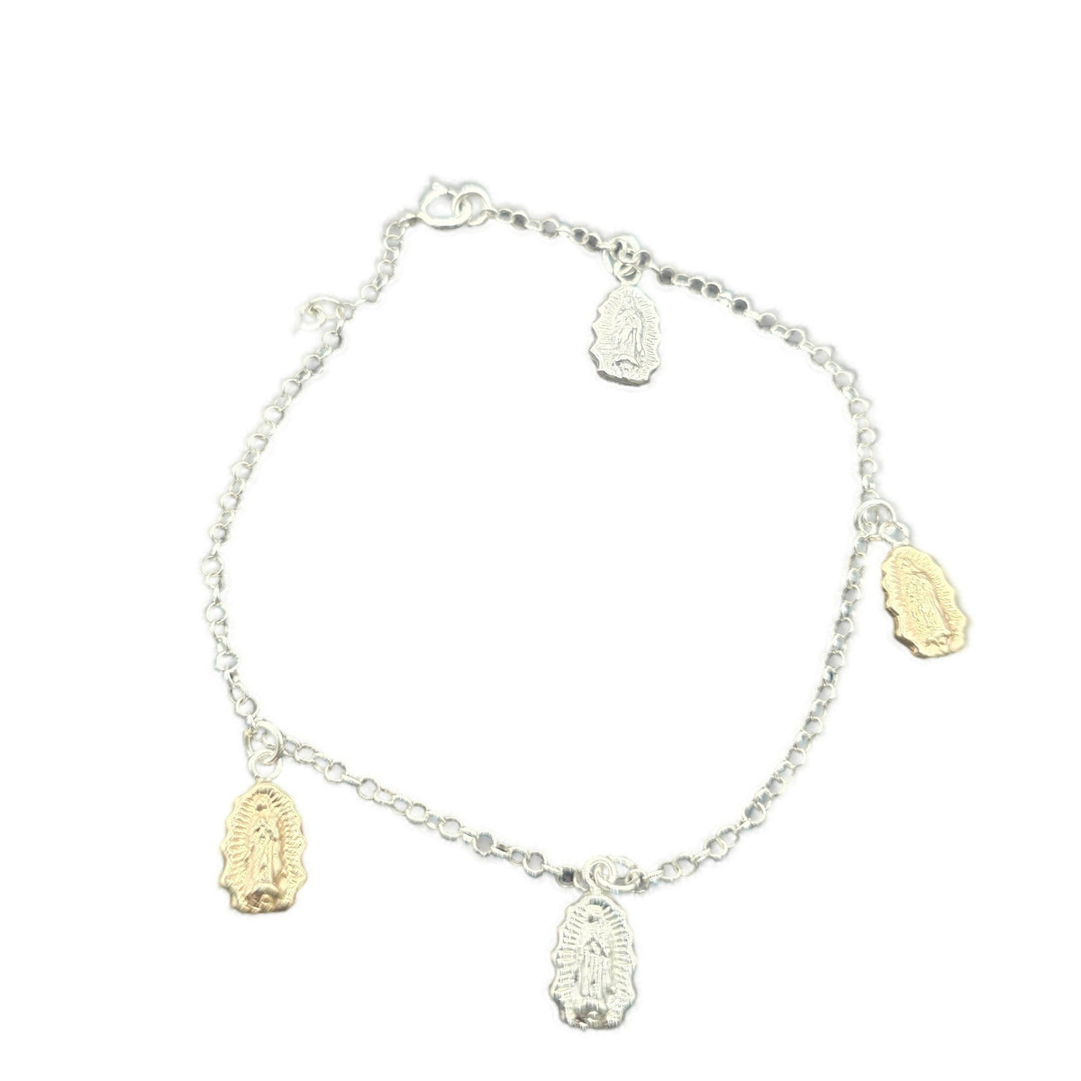 Pulsera de plata virgen