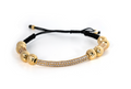 Premium Gold Adjustable Bracelet with Zircon Stones
