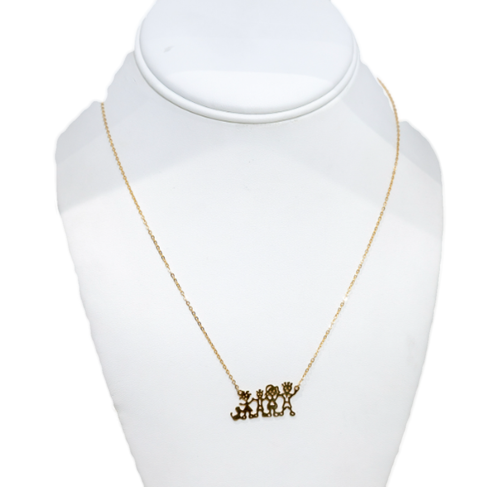 Golden Signature Name Necklace