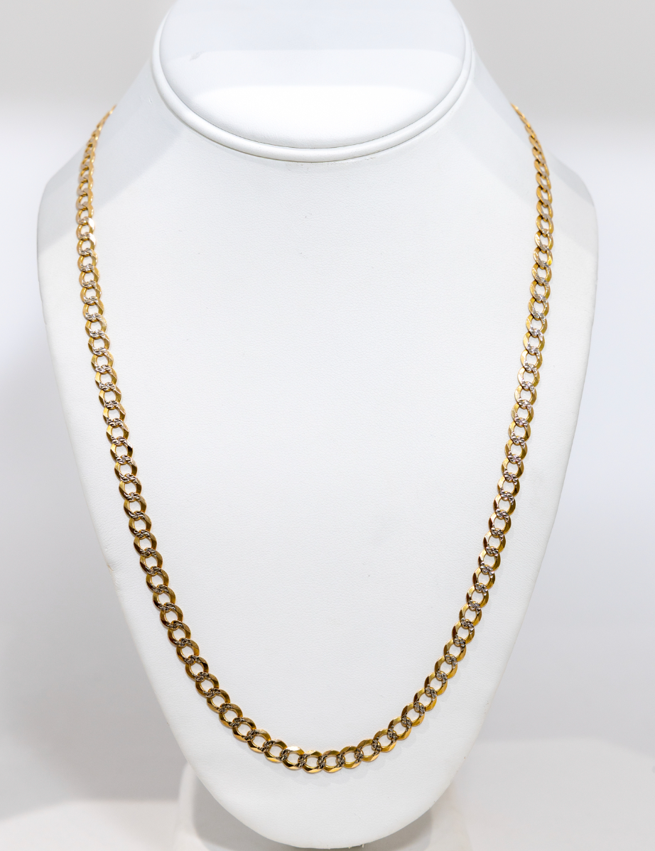 The Diamond-Cut Majestic Curb Chain