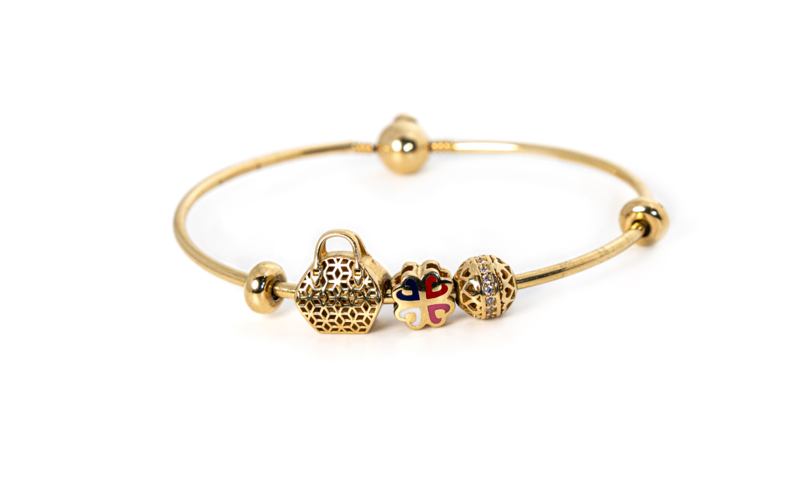Golden Charm Bracelet
