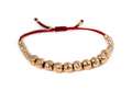 Tri-Gold Mirage Spheres Bracelet