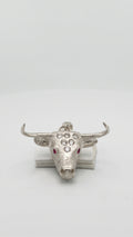 Dije de plata Cabeza toro
