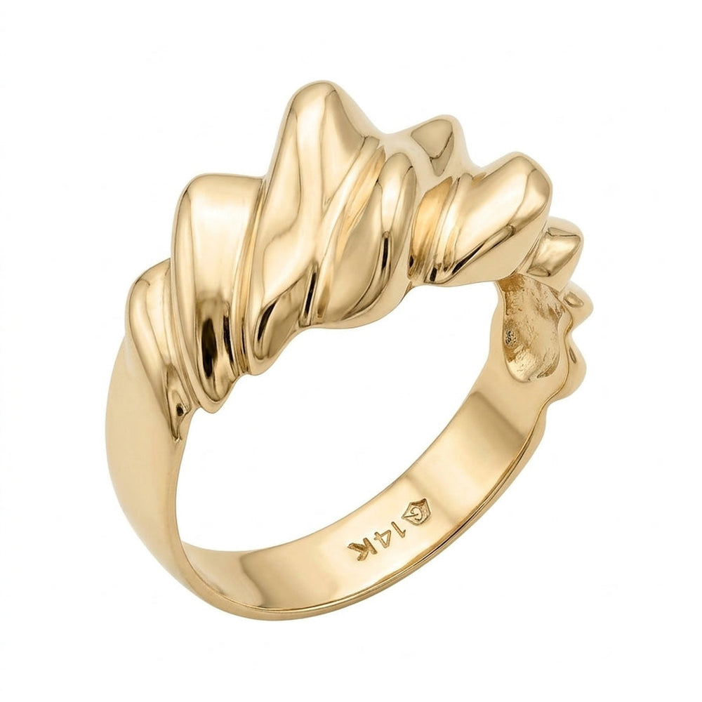 14K Fan Ring