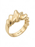 Anillo de abanico 14k