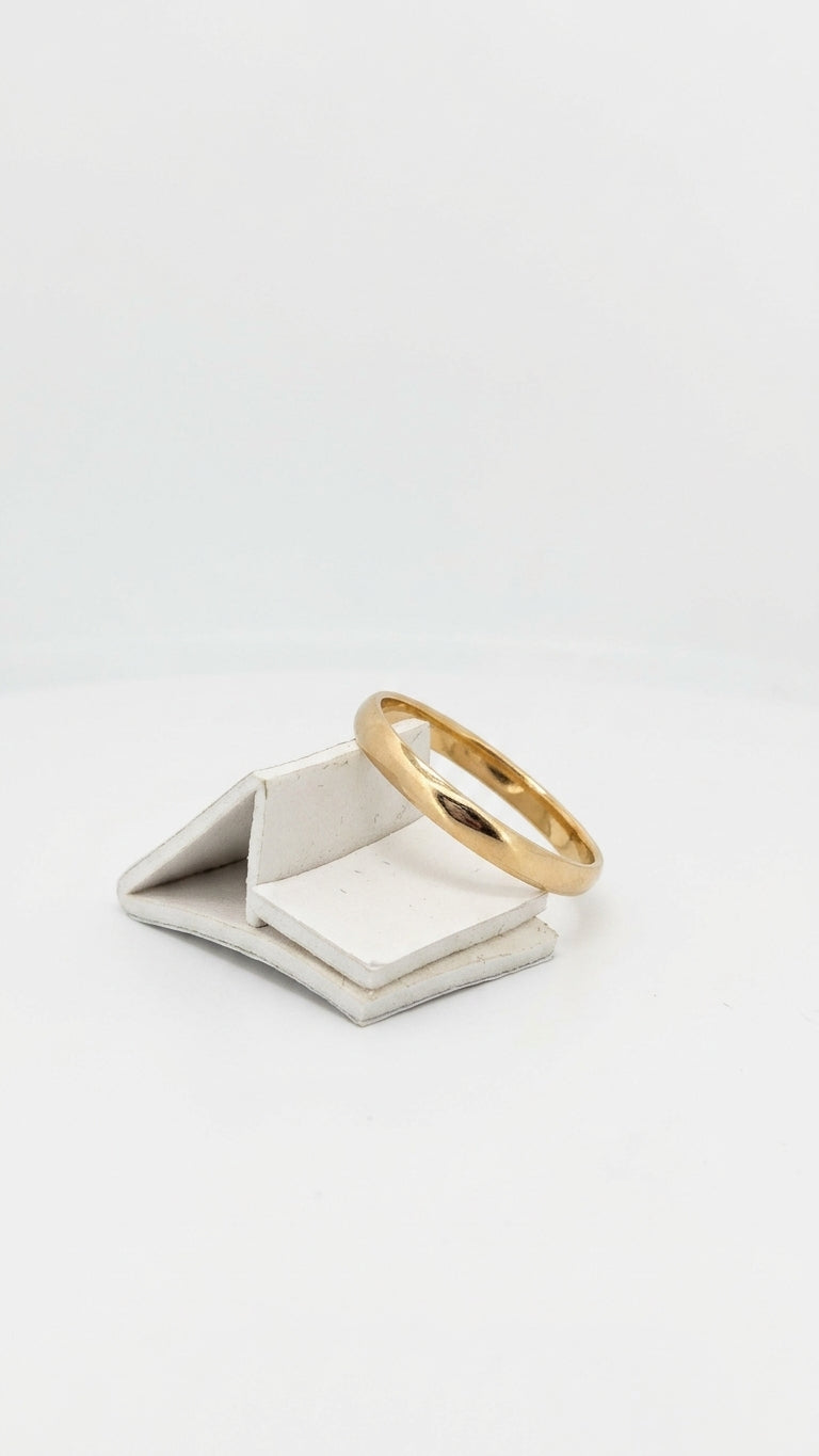 Anillo de boda de 14k talla 11