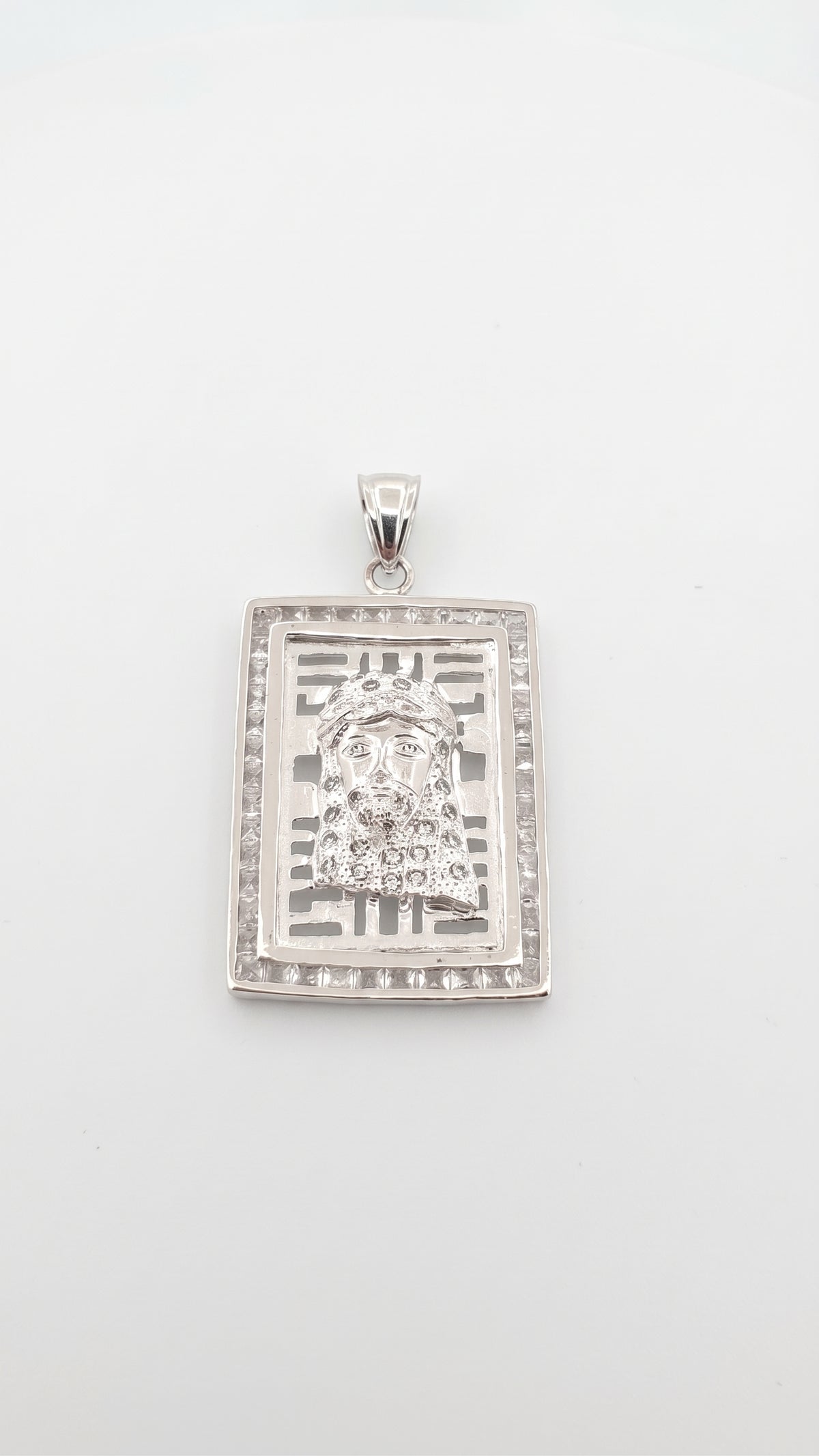 Dije de plata Cara de Cristo