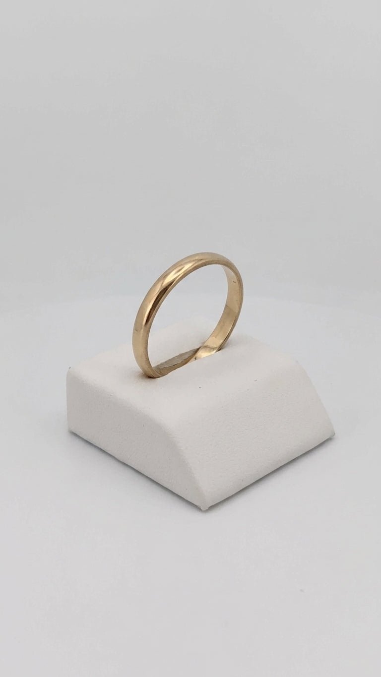 Anillo de boda 14k talla 9.25