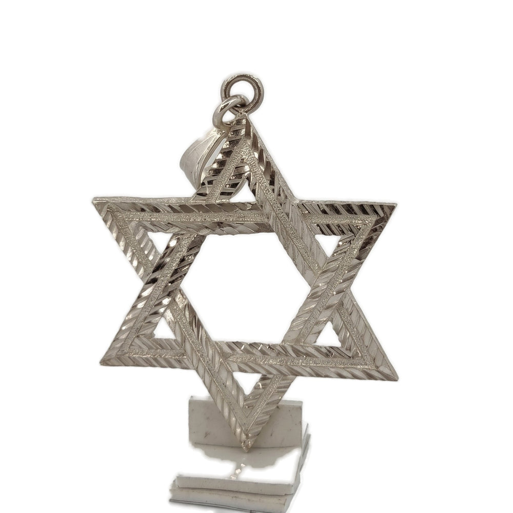 Silver Star of David Pendant