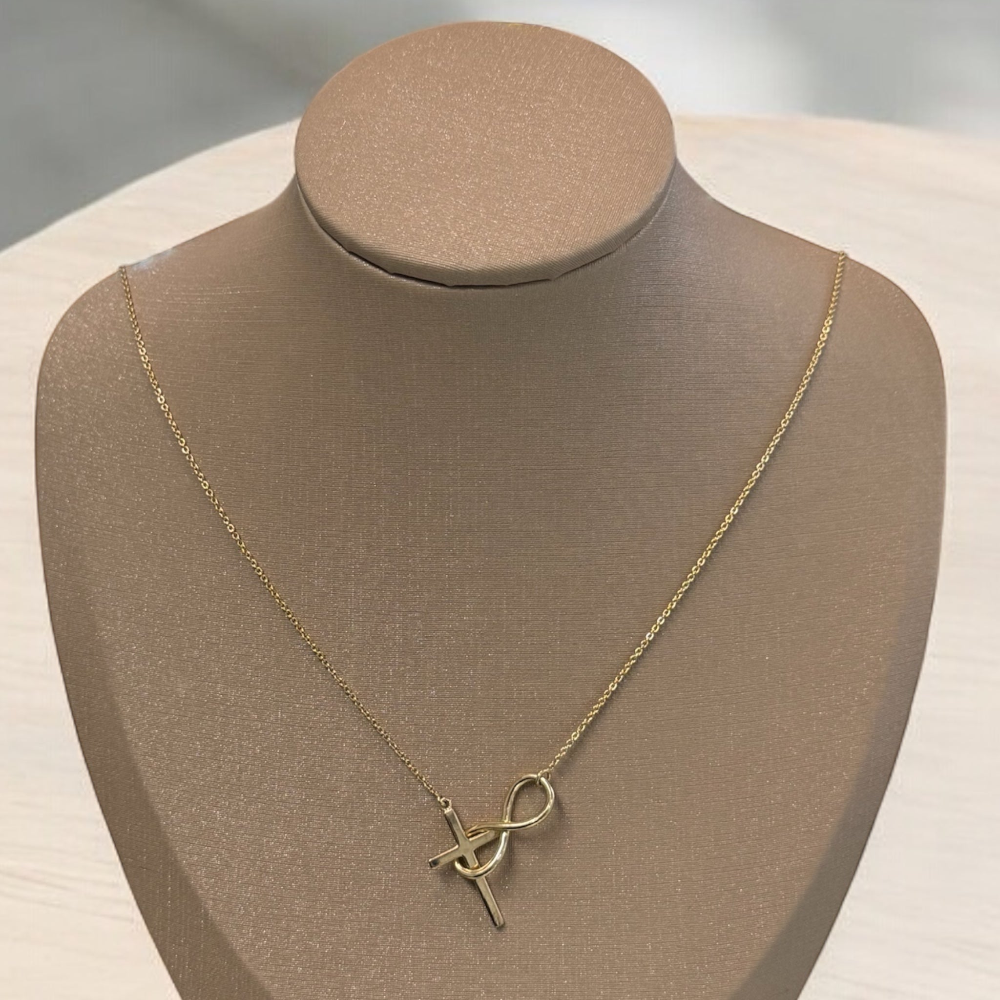 Infinity Cross Necklace