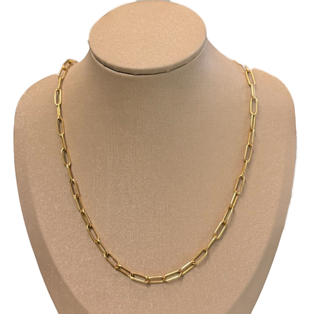 Collar de cadena con clip