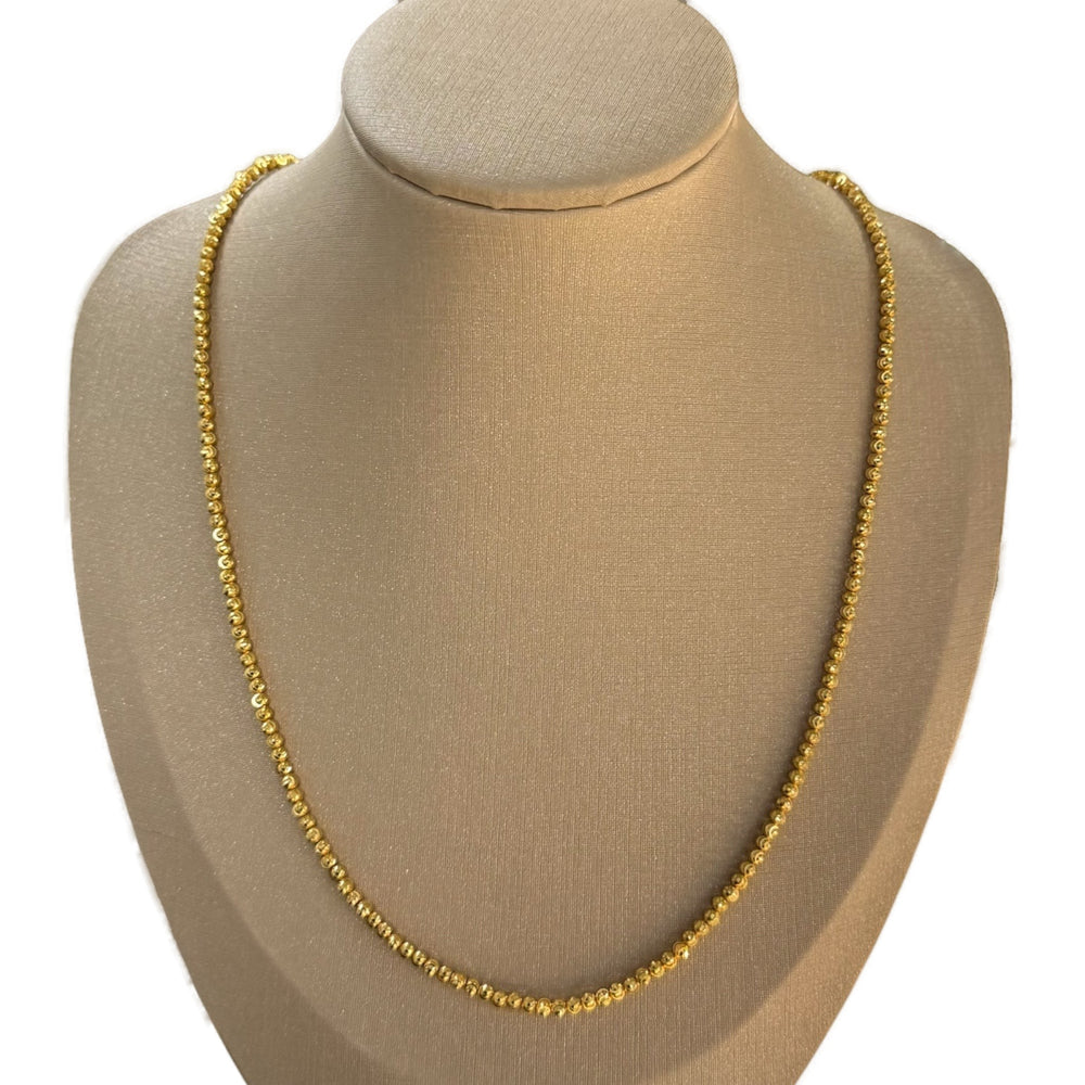 Gold Ball Necklace