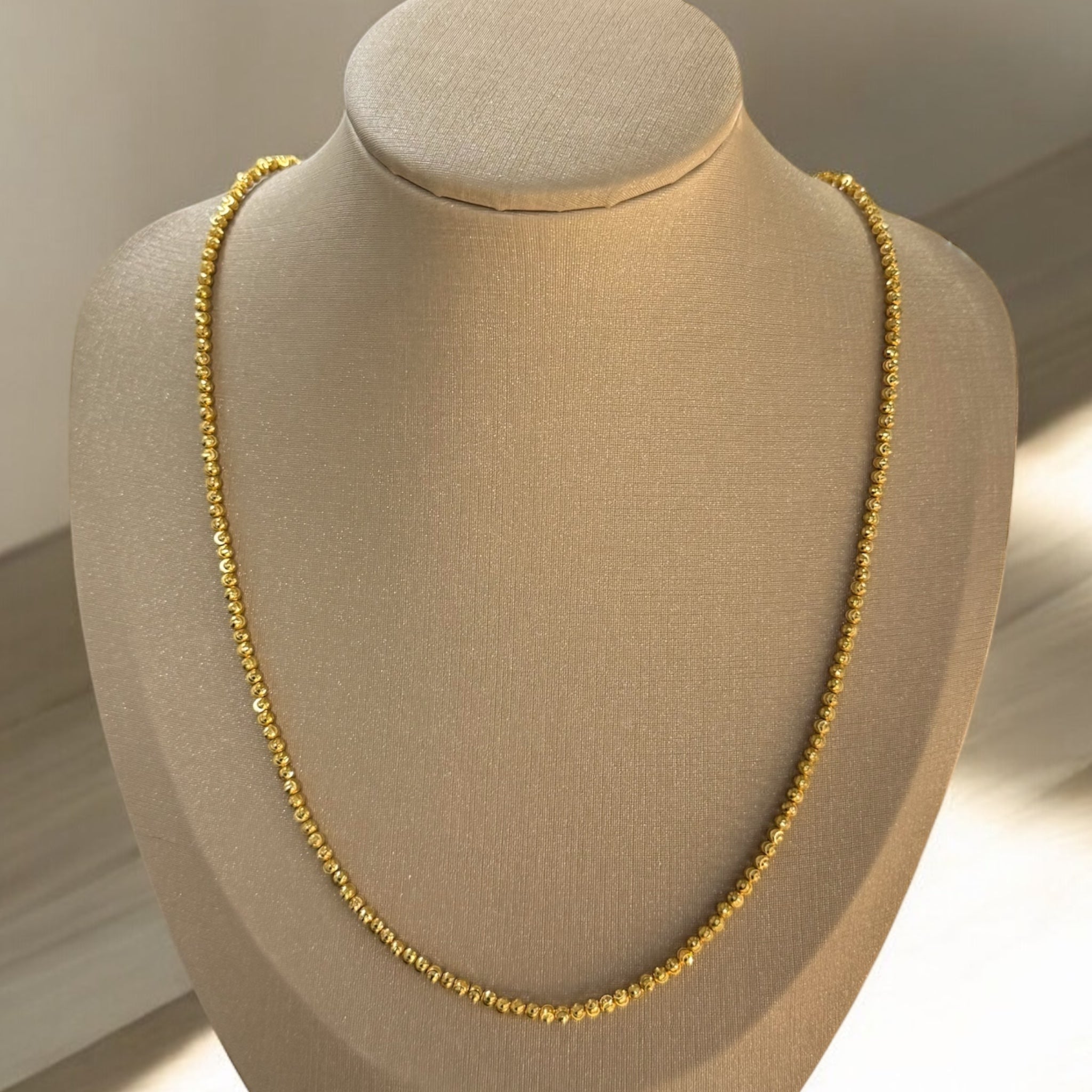 Gold Ball Necklace