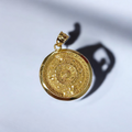 Aztec Mayan Sun Calendar Pendant