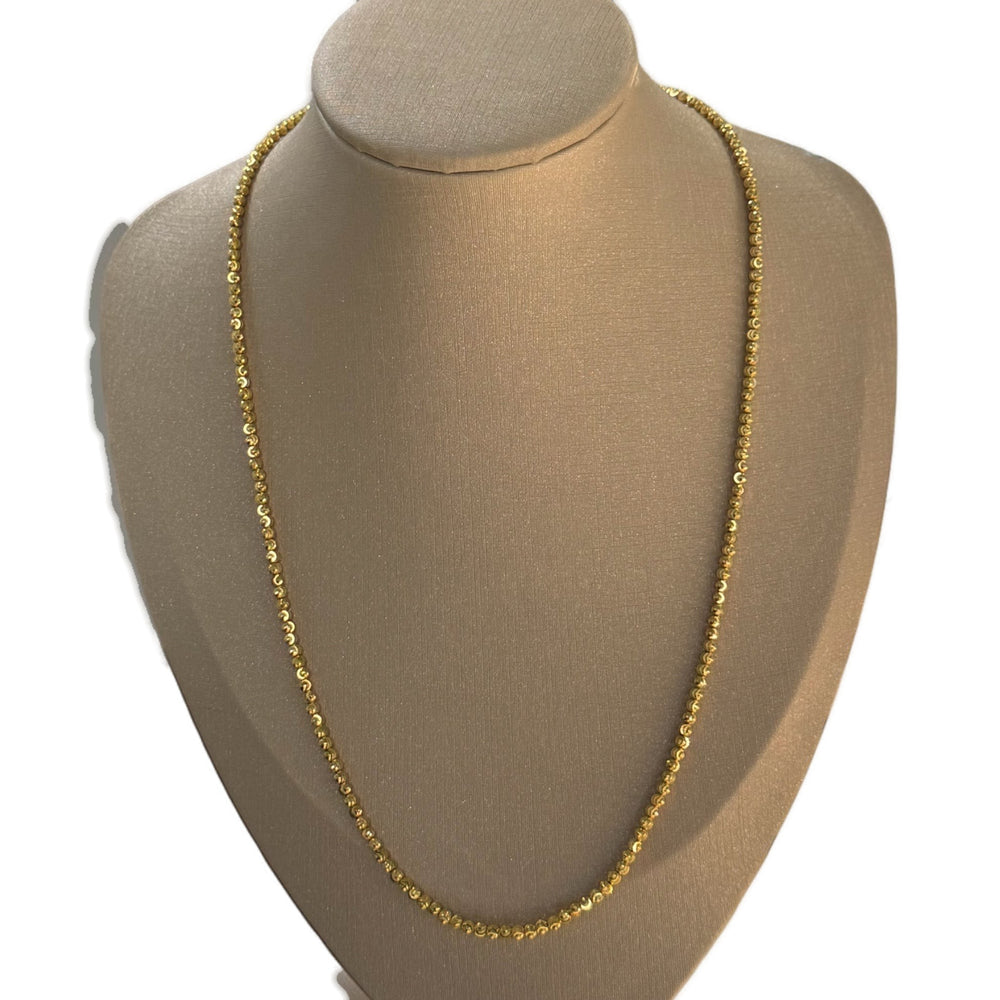 Gold Ball Chain Necklace