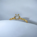 Anillo de compromiso de 18k