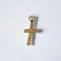 Gold Latin cross Pendant