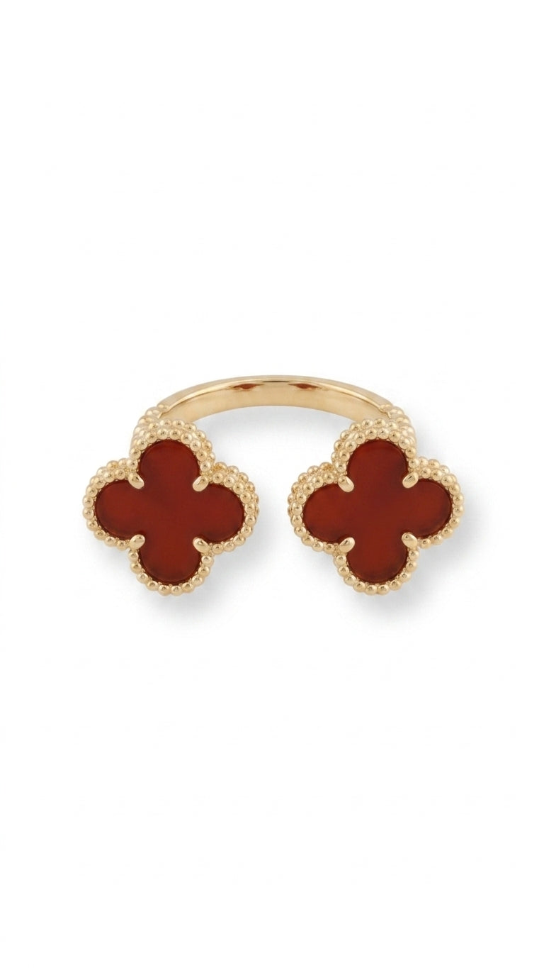 Anillo rojo Oro 18K