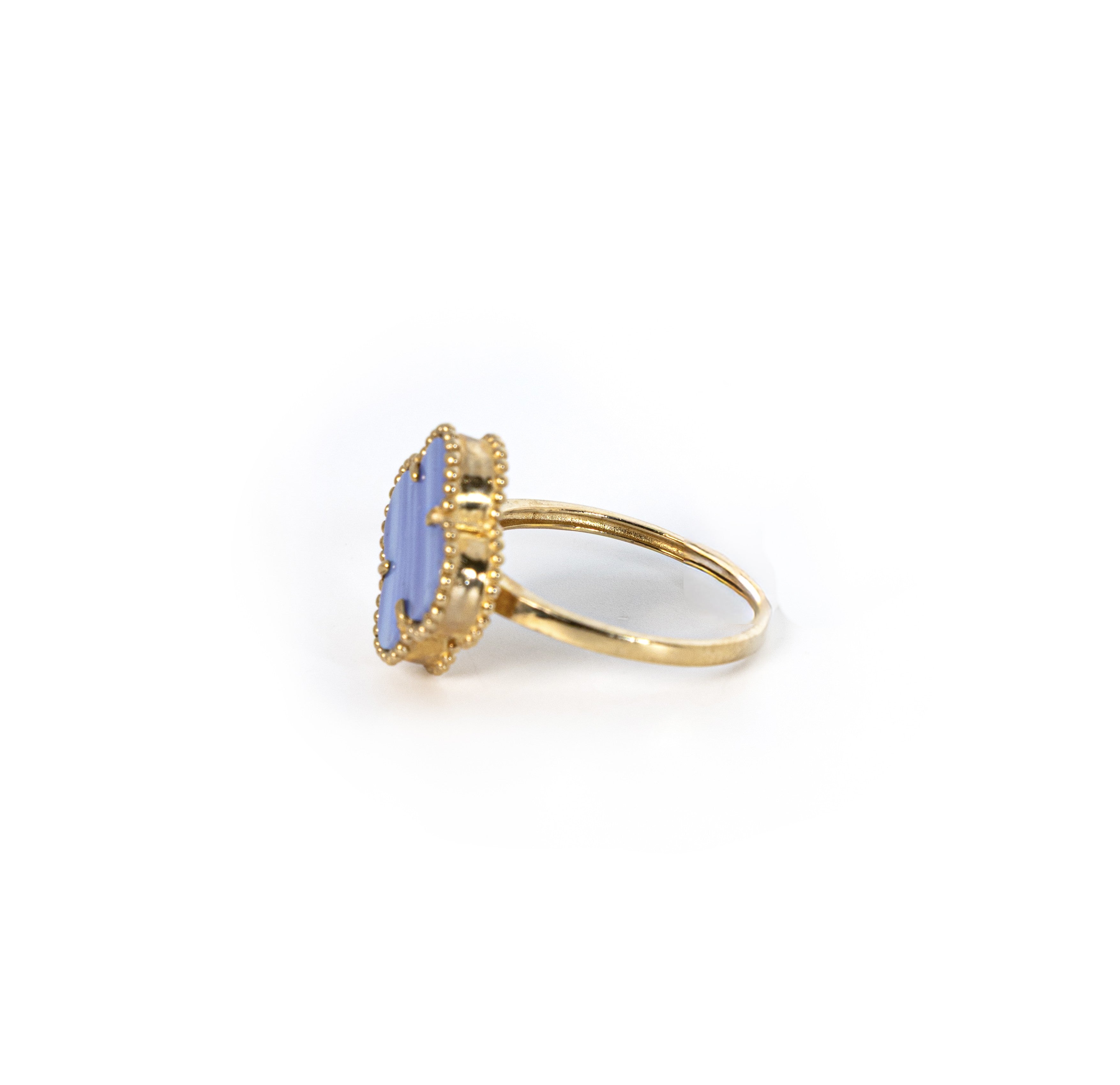 Azure Clover Ring