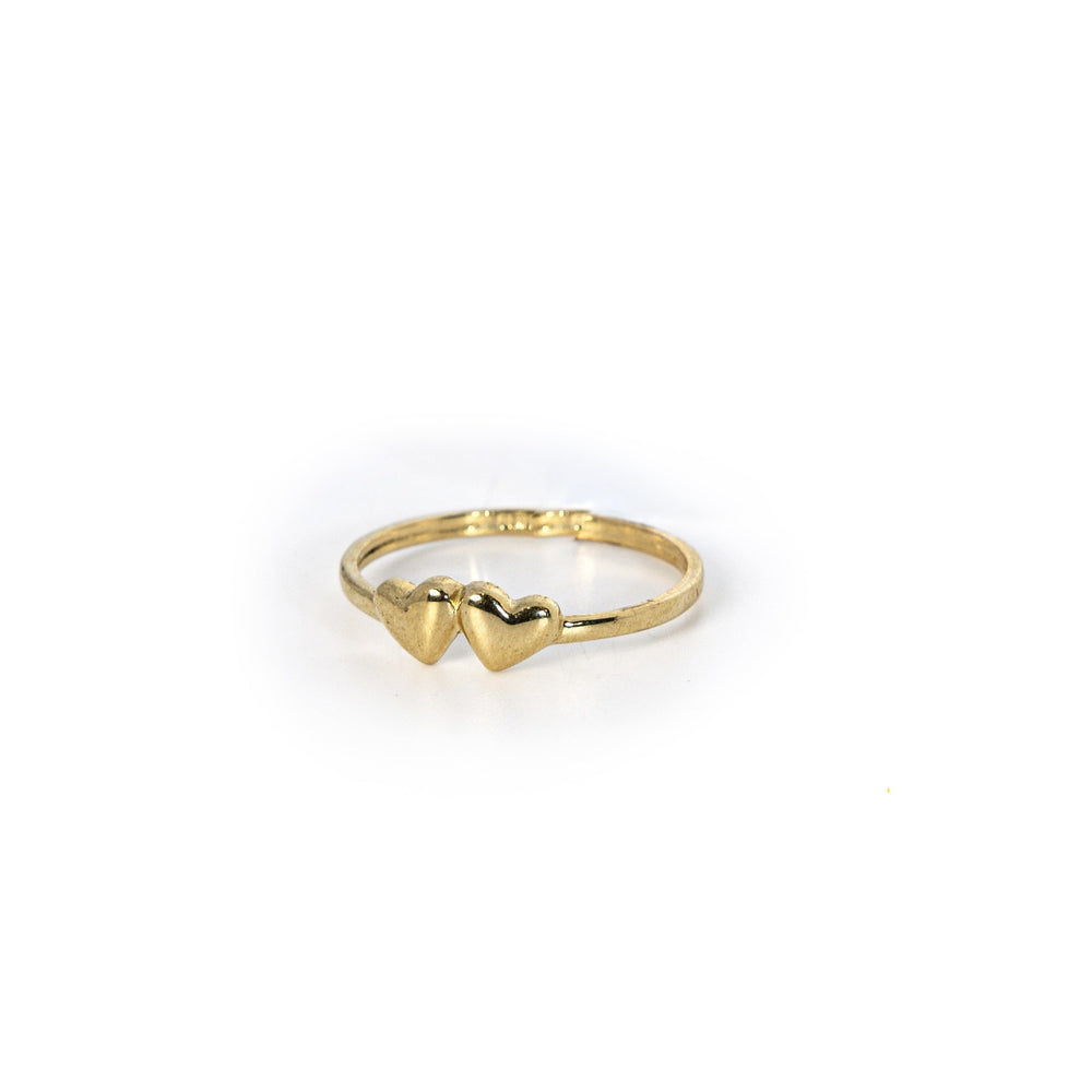 Double Heart "Toi et Moi" Ring