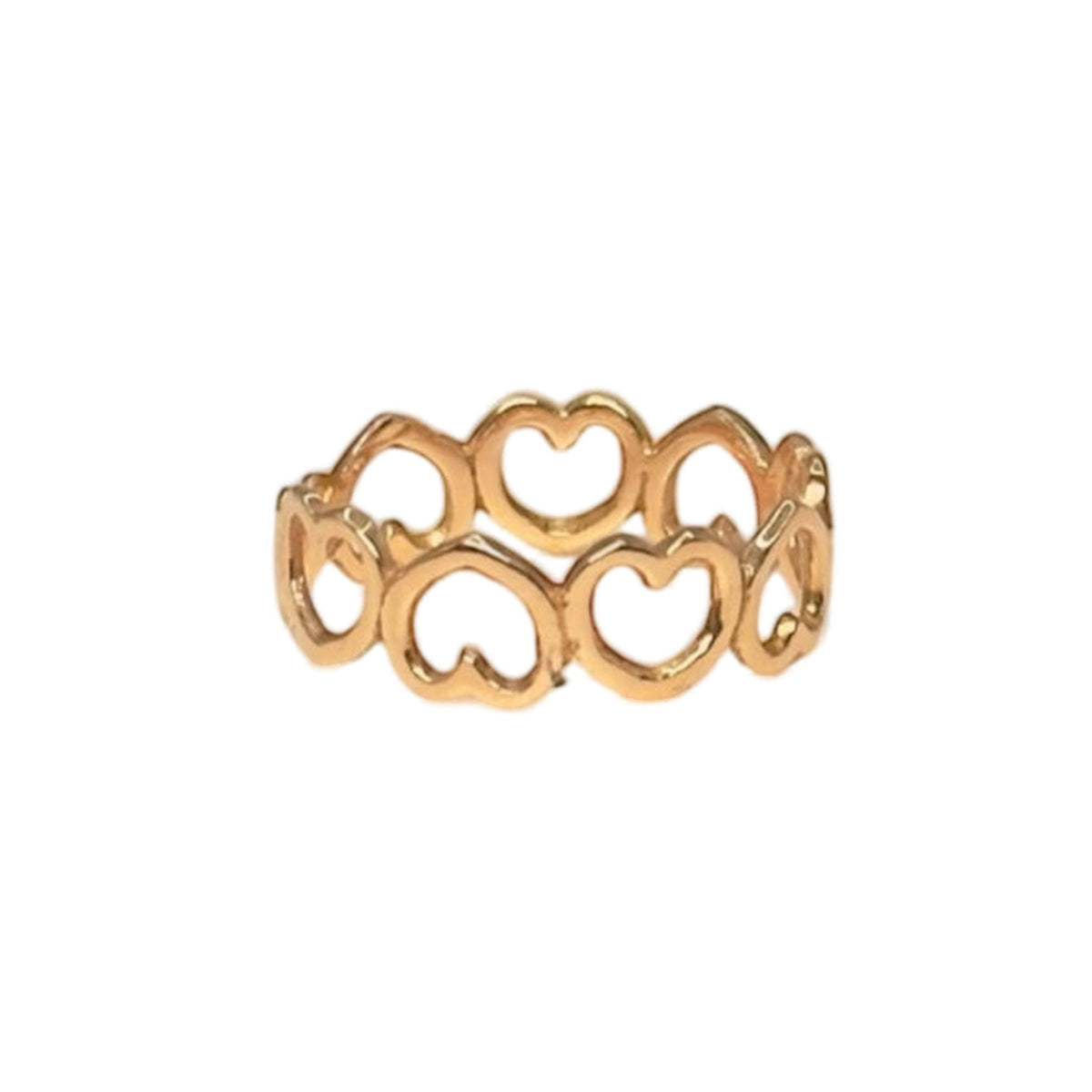 ANILLO ESTILO CORAZONES TALLA 4.5