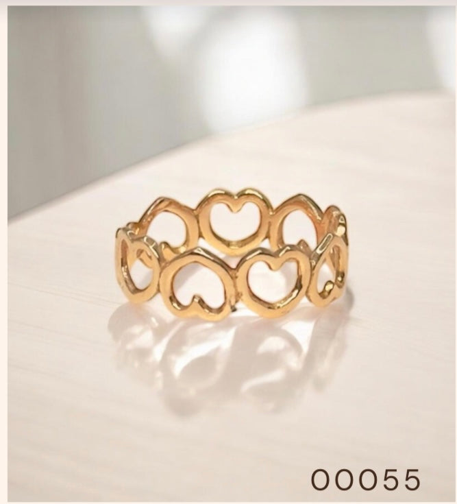 HEARTS STYLE RING SIZE 4.5