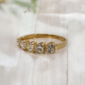 heart shaped stone ring