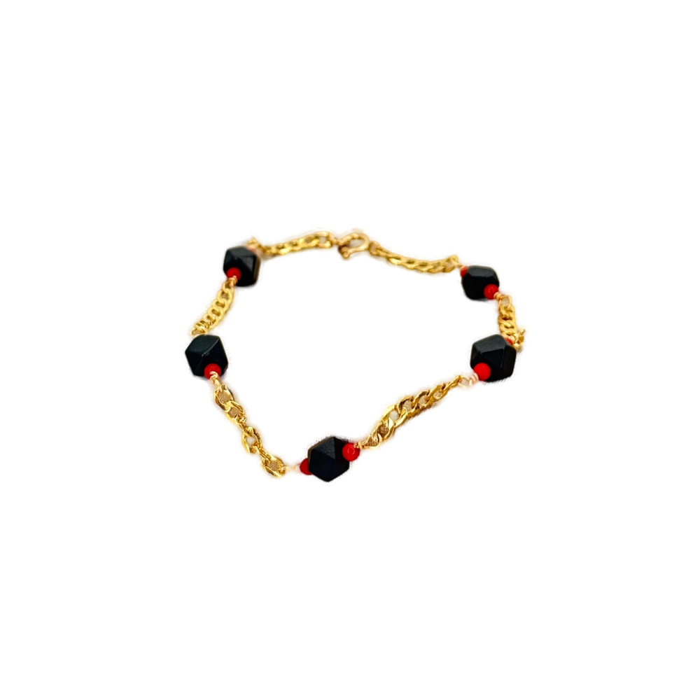 Small Jet bracelet
