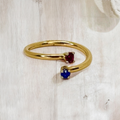 Ring With Ruby And Sapphire