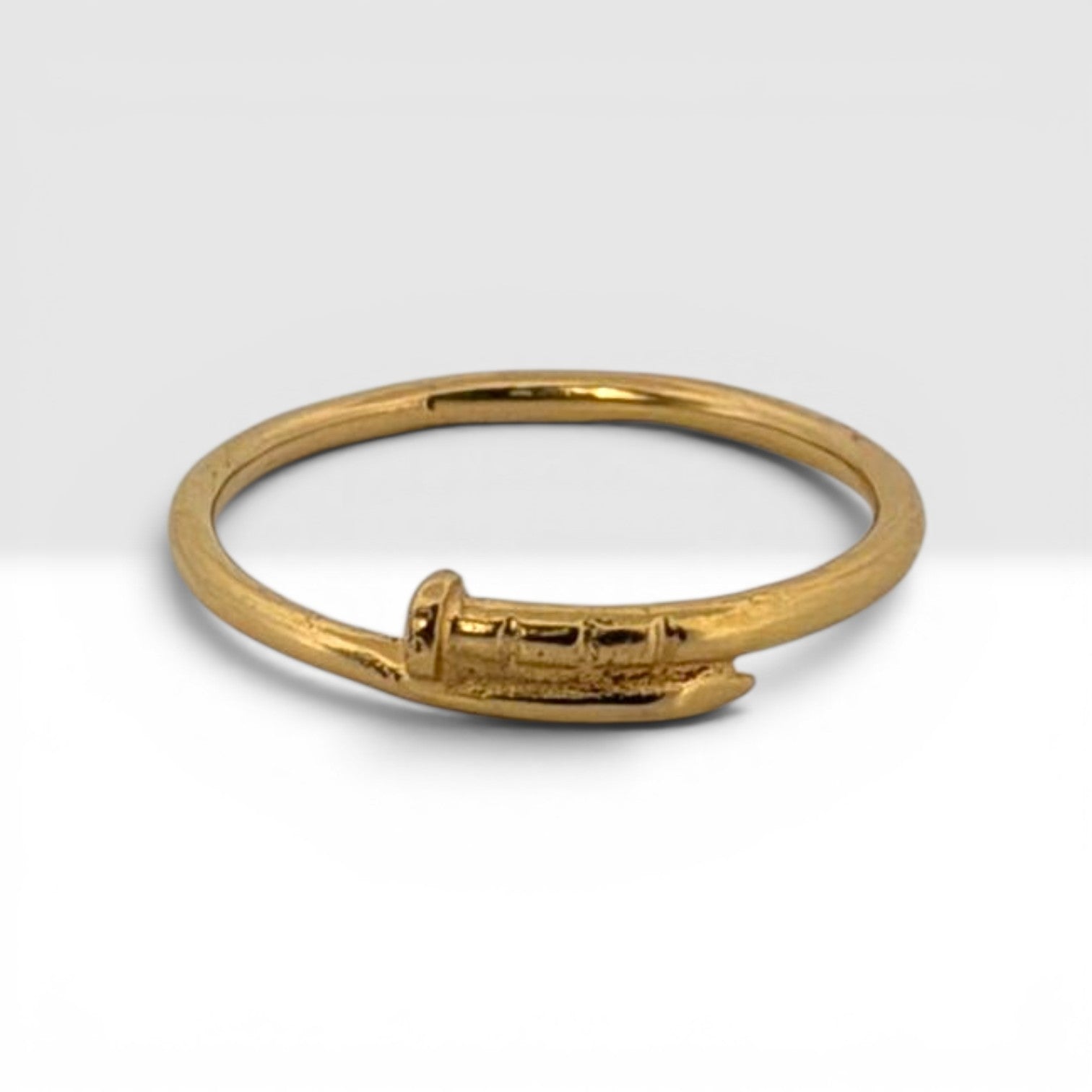 Gold Nail Ring