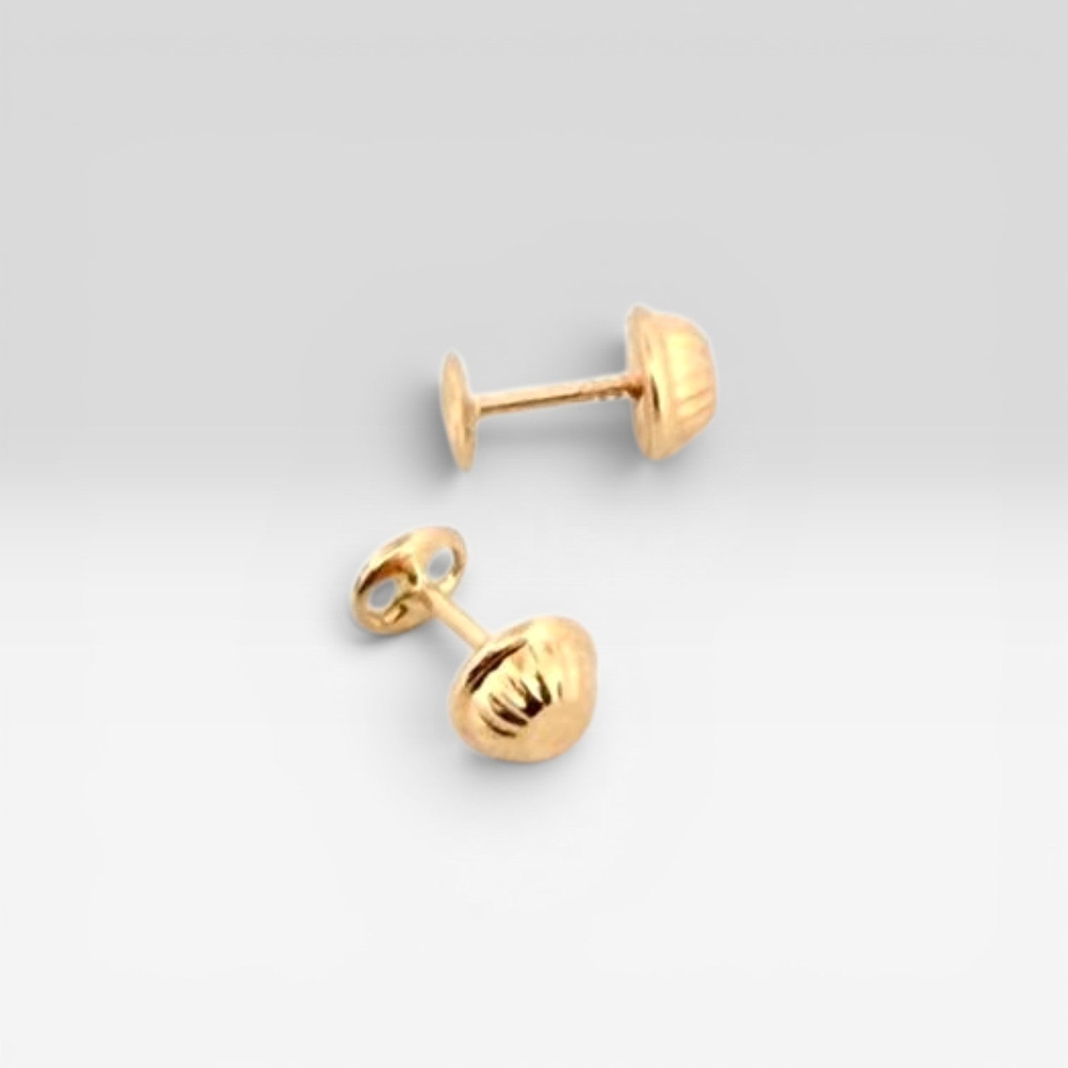 Classic Button Earrings