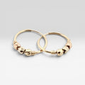 Hoop Earrings with Spheres