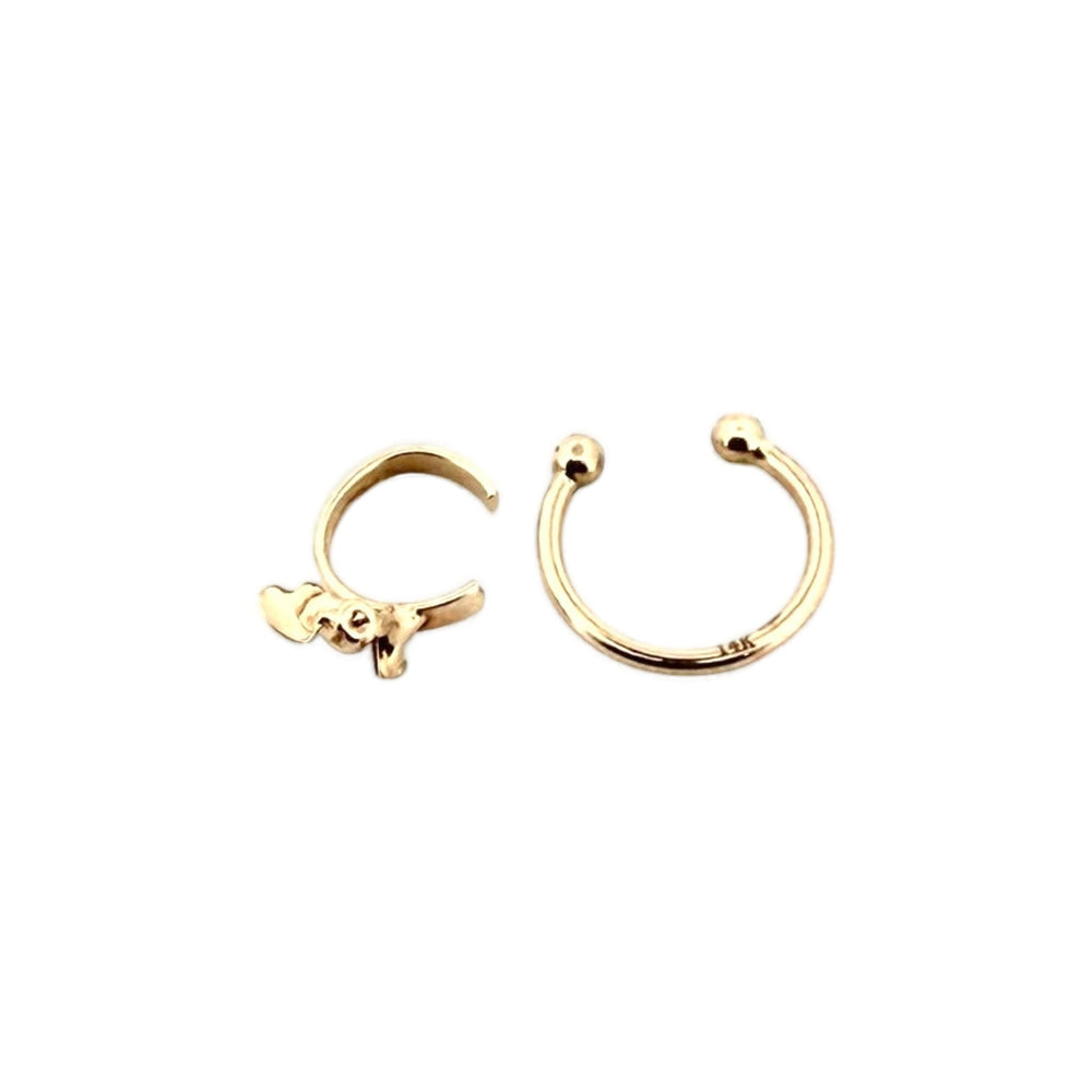 Duo Gold Piercing Set