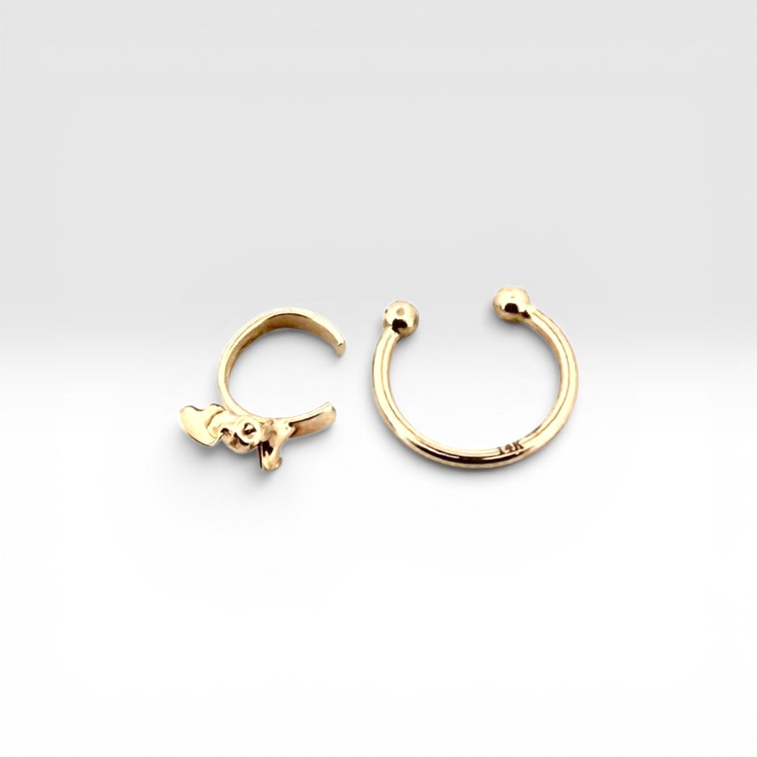 Duo Gold Piercing Set