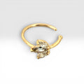 Crystal Bloom Ear Cuff