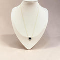 Midnight Heart Necklace