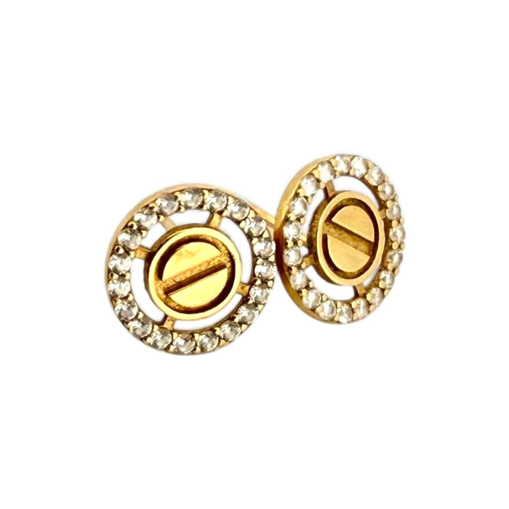 Aurelia Circle Studs