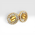 Aurelia Circle Studs