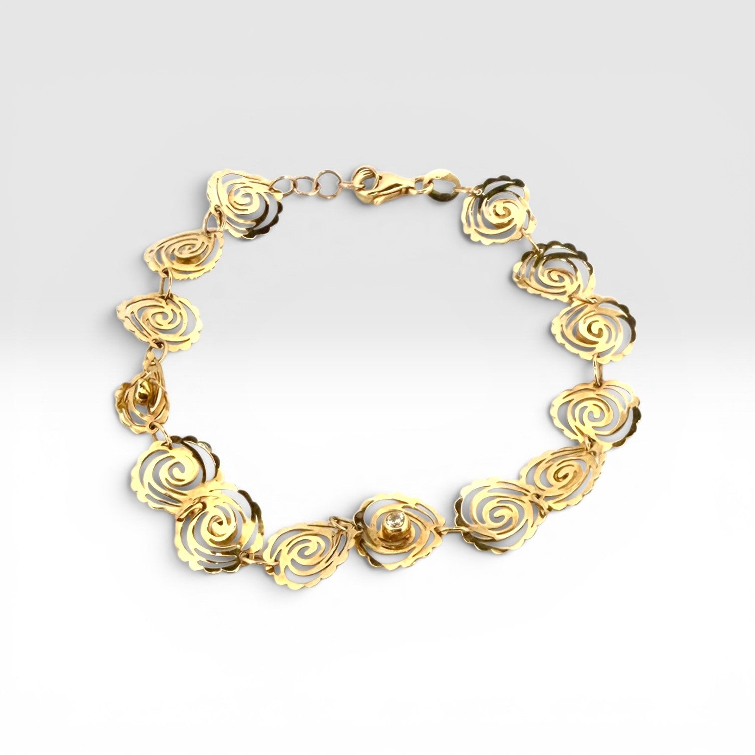Rose Filigree Bracelet