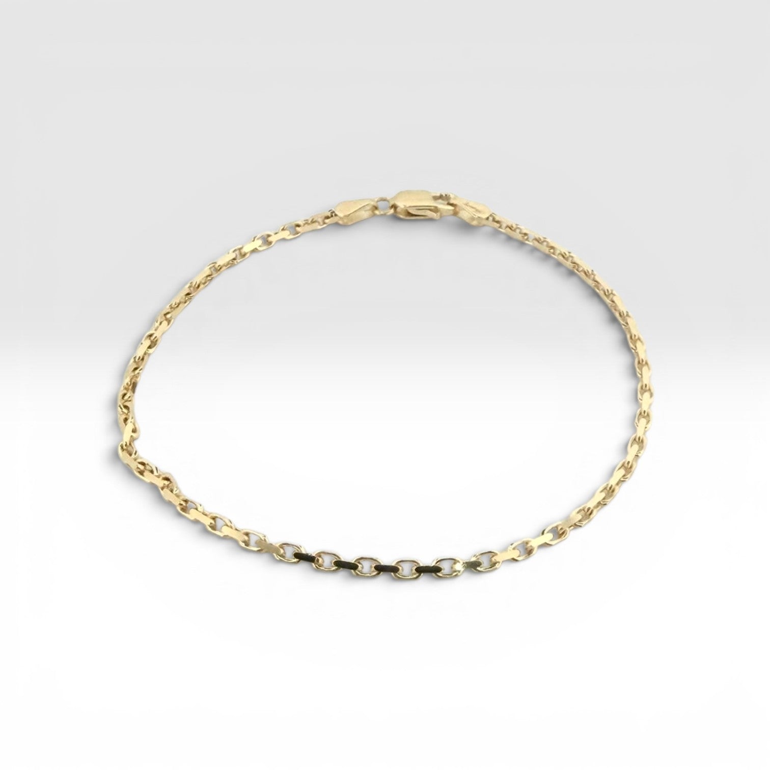 Stylized Anchor Link Bracelet