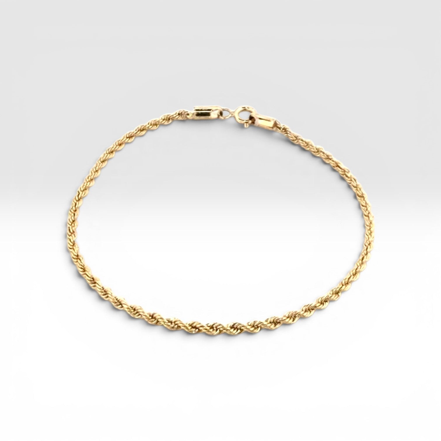 Fine Gold Rope Bracelet