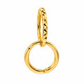 argollas pequeñas 18k