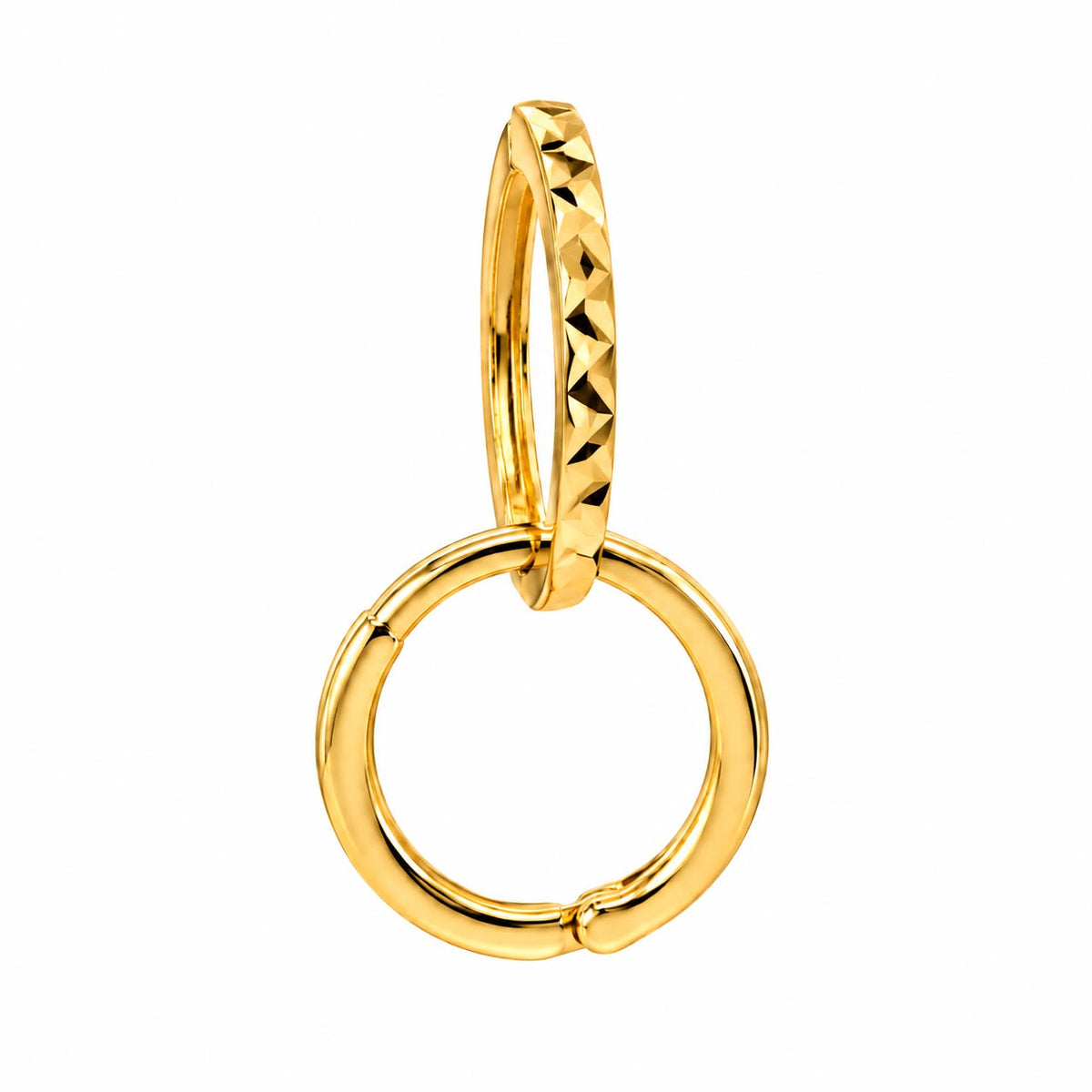 argollas pequeñas 18k