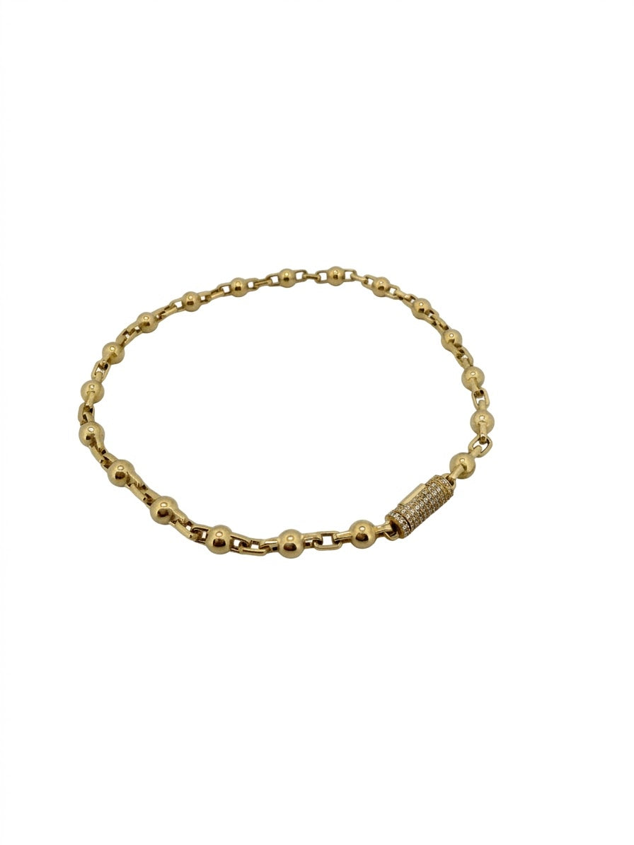 Brazalete de esferas pequeñas